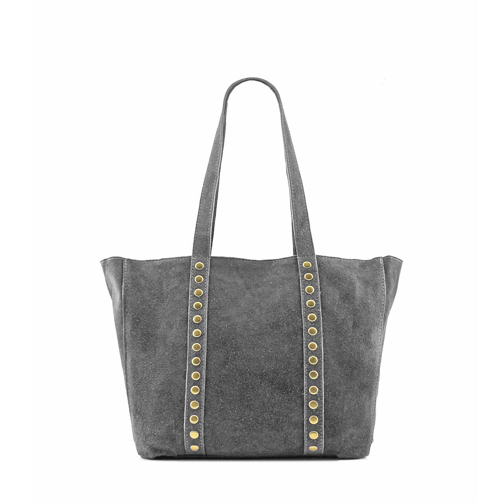 Bolso best sale ante gris